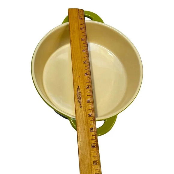 Denby Casserole Green Cream with Lid Pottery Ceramic UK - Picture 7 of 10